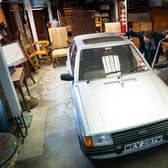 A 1981 silver Ford Escort 1.6L Ghia saloon once owned by the Princess of Wales before going under the hammer and selling for £52,640 at Reeman Dansie in Colchester, Essex.