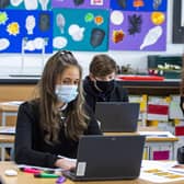 England followed Scotland in introducing face masks in schools