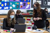 England followed Scotland in introducing face masks in schools