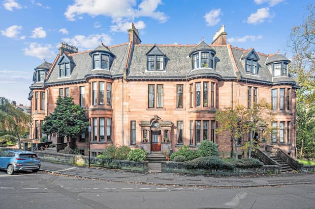 What is it? A distinctive lower ground-floor flat set in a converted townhouse on a handsome red sandstone terrace built last century.