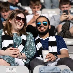 Youssef Mikhaiel and his partner, Sarah Bradley, at Queen's Park Stadium in Glasgow, before his detention.