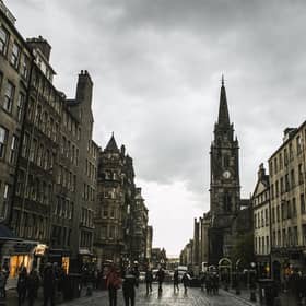 Edinburgh city centre.