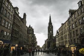 Edinburgh city centre.