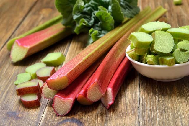 Rhubarb.