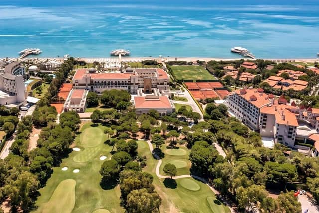 The PGA Sultan championship course at the five-star Sirene Belek Hotel, Turkey. Pic: Contributed