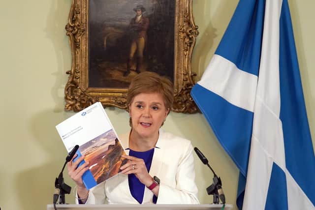 Nicola Sturgeon’s repeated calls for a referendum are a charade (Picture: Andrew Milligan/pool/Getty Images)