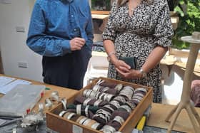 Malcolm Appleby with Children First chief executive, Mary Glasgow.
