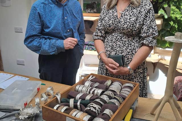 Malcolm Appleby with Children First chief executive, Mary Glasgow.