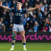 Stuart Hogg won his 100th cap for Scotland against Ireland in the Six Nations clash.