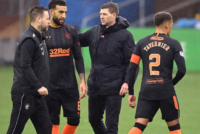 Steven Gerrard has improved Rangers' defence massively since arriving at Ibrox. Picture: SNS
