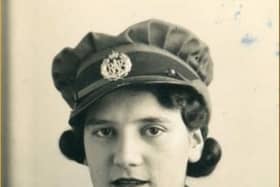 Mary Sim in her WAAF uniform.