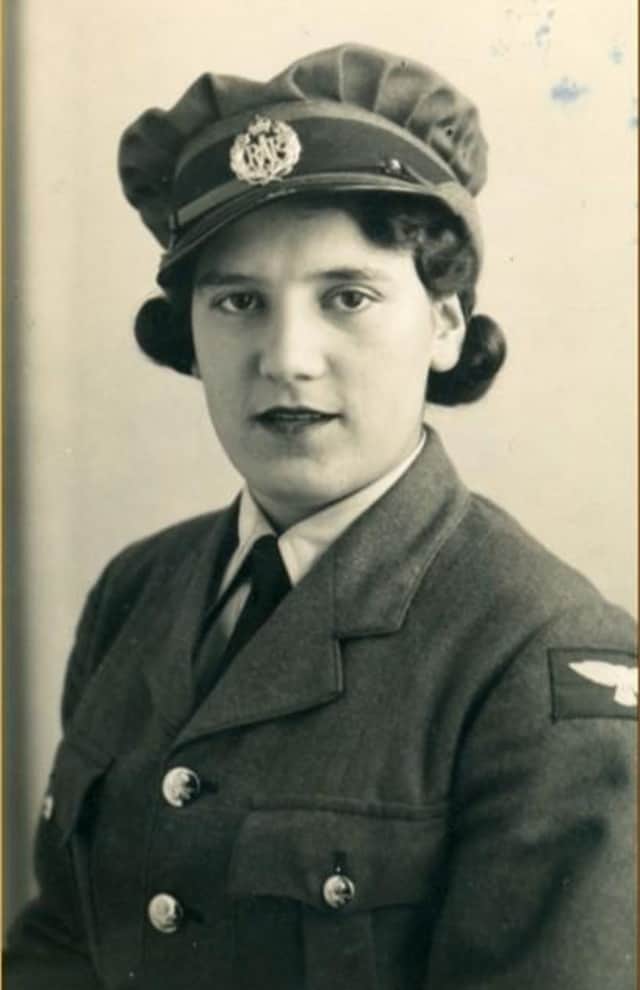Mary Sim in her WAAF uniform.