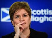 First Minister of Scotland Nicola Sturgeon during a press conference at St Andrew's House, Edinburgh. Picture: Andy Buchanan/PA Wire