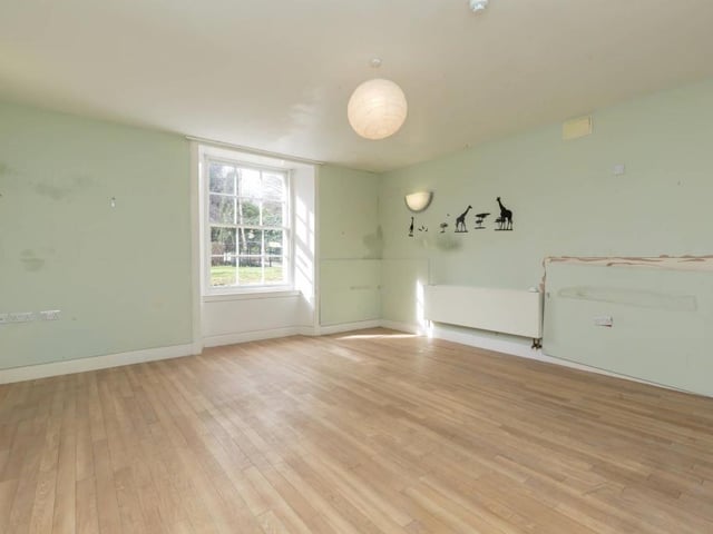 Garden level bedroom.