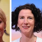 Author JK Rowling, left, and Anneliese Dodds, a new minister of state for women and equalities