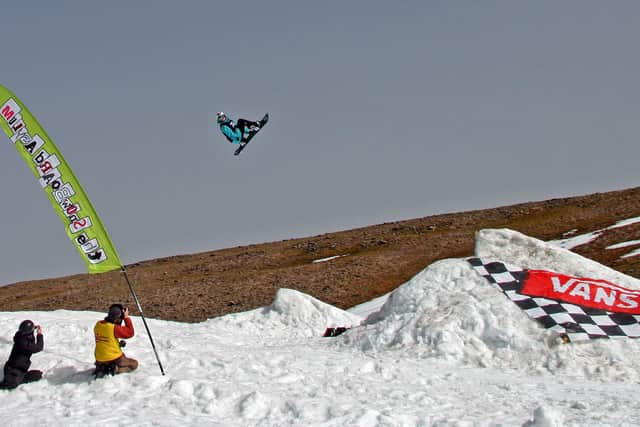The terrain park at Cairngorm Mountain PIC: Roger Cox