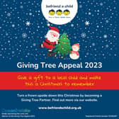 Befriend a Child is inviting businesses to become a Giving Tree partner for 2023.