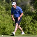 Stephen Gallacher weighs up a putt in the third round of the Abu Dhabi Challenge at Abu Dhabi Golf Club. Picture: Octavio Passos/Getty Images.