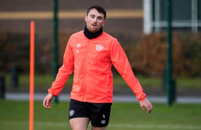 John Souttar missed Hearts' match against Auchinleck.