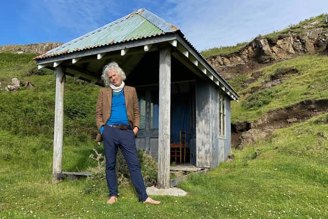 Roc Sandford on Gometra - the Scottish island where he lives