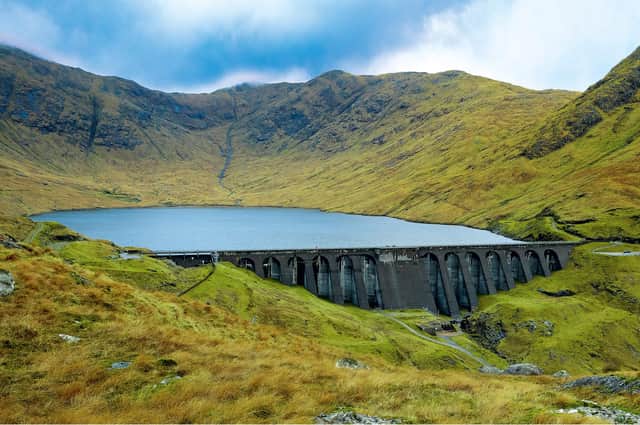 The Cruachan Dam in Argyll, a pump-storage hydro scheme, has been bought by power company Drax