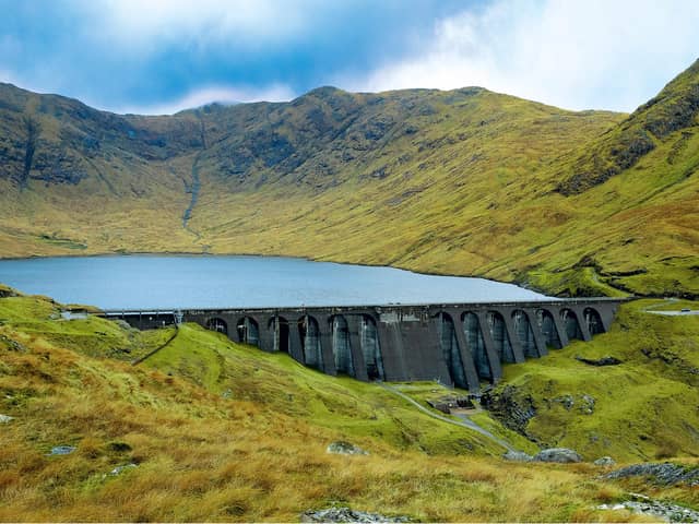 The Cruachan Dam in Argyll, a pump-storage hydro scheme, has been bought by power company Drax