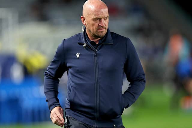 Scotland head coach Gregor Townsend.