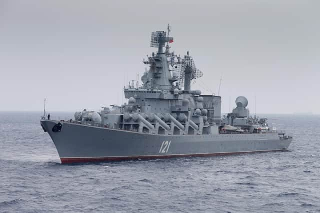 The flagship of Russia’s Black Sea fleet has sunk after it was heavily damaged in the latest setback for Moscow’s invasion.