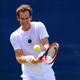 Andy Murray takes on Frenchman Arthur Cazaux in the final of the Nottingham Open.