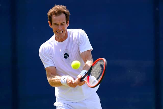 Andy Murray takes on Frenchman Arthur Cazaux in the final of the Nottingham Open.