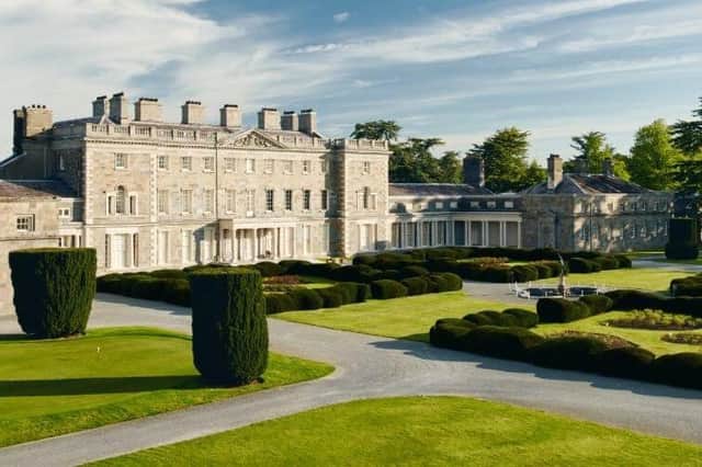 Carton House, a five star Fairmont hotel 15 miles west of Dublin in County Kildare and home to two golf courses, has hosted the Irish Open. Pic: Contributed