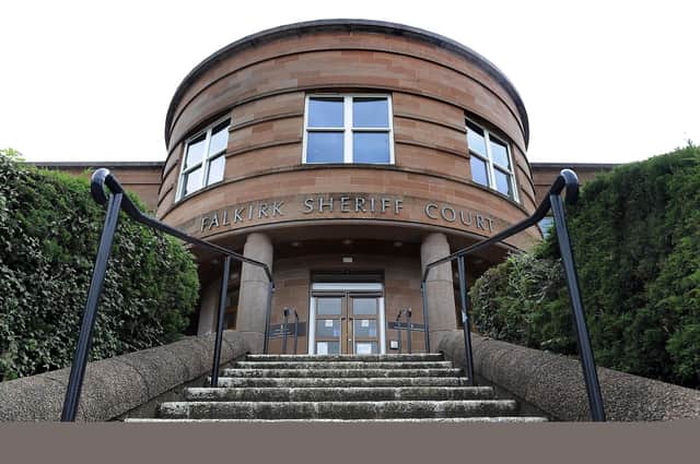 Jack McGuire was sentenced via video link at Falkirk Sheriff Court (Picture: Michael Gillen, National World)