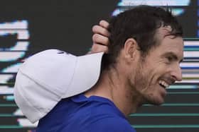 Andy Murray won his 500th hard-court match by beating Denis Shapovalov.