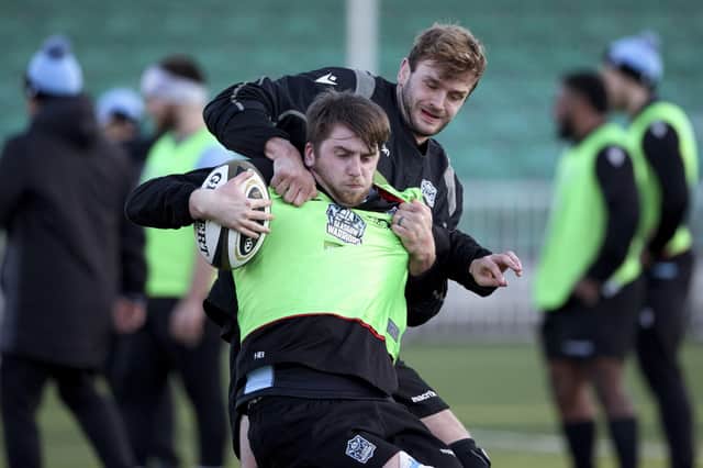Richie Gray, top, is fit for Glasgow Warriors' match against Edinburgh at Murrayfield on Saturday. Picture: Craig Williamson/SNS