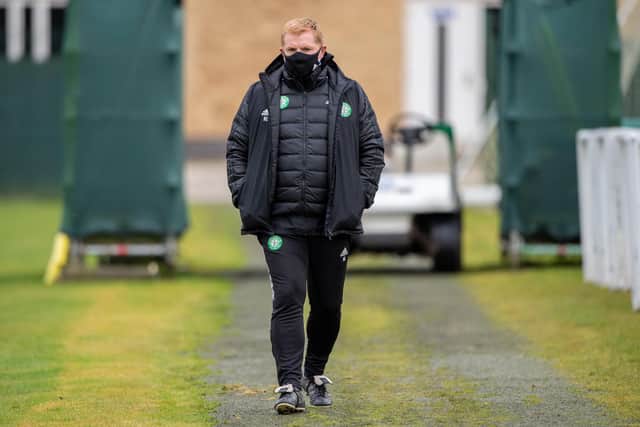 Celtic boss Neil Lennon will have a few things to consider ahead of the AC Milan match tonight. Picture: SNS