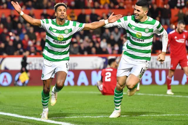 Former Celtic stars Scott Sinclair and Tom Rogic are out of contract. Picture: SNS