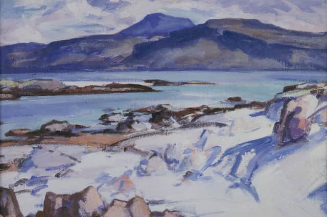 Ben More From Iona (detail), by SJ Peploe