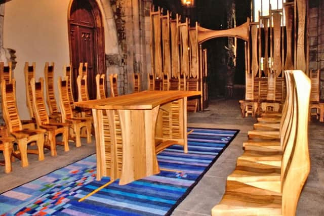 The oil industry memorial chapel in Aberdeen's Kirk of St Nicholas is among the sculptor's best-known works