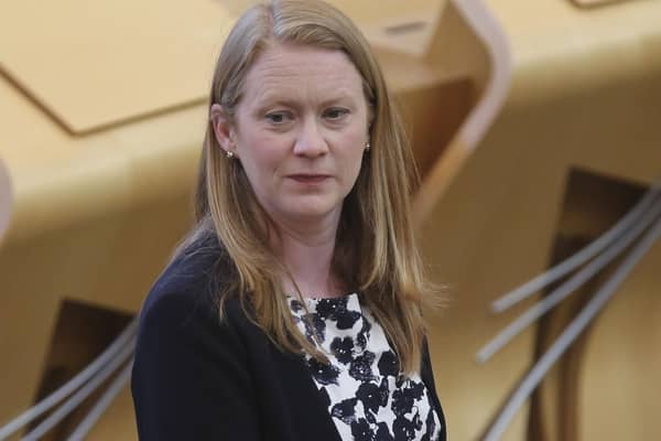 Education Secretary Shirley-Anne Somerville has been criticised by opposition parties