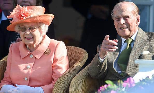 Queen Elizabeth II and Prince Philip, Duke of Edinburgh, attend The OUT-SOURCING Inc Royal Windsor Cup 2018 polo match at Guards Polo Club on June 24, 2018. Picture: Antony Jones/Getty Images