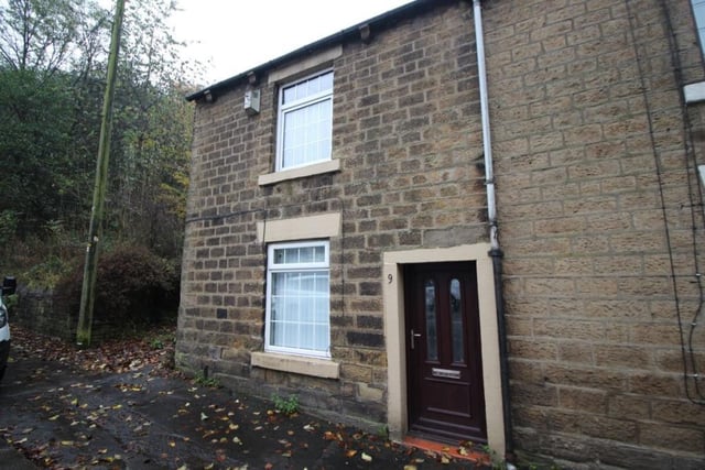 This semi detached house in Glossop requires refurbishment, but is the cheapest house on the list with a starting auction price of £100,000.