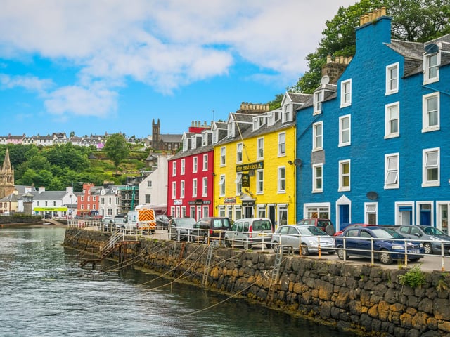 With its colourful houses lining the waterfront and fame as the location of a popular children's TV show, Tobermory is easily recognisable -- and people love the scenery, giving it five stars and a total rating of 71%