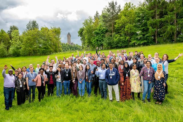 The Data Lab academy class of 2022 at Innovation Week in Stirling.