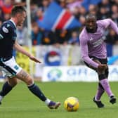 Rangers Glen Kamara in action with Dundee's Jordan McGhee when the sides met in September. (Photo by Craig Williamson / SNS Group)