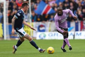 Rangers Glen Kamara in action with Dundee's Jordan McGhee when the sides met in September. (Photo by Craig Williamson / SNS Group)