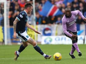 Rangers Glen Kamara in action with Dundee's Jordan McGhee when the sides met in September. (Photo by Craig Williamson / SNS Group)