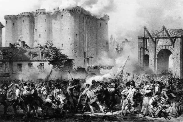 The storming of the Bastille was a key moment in the French Revolution. In Kansas, poor voters choosing the Republicans over the Democrats has been likened to a popular demand for more power for aristocrats (Picture: Hulton Archive/Getty Images)