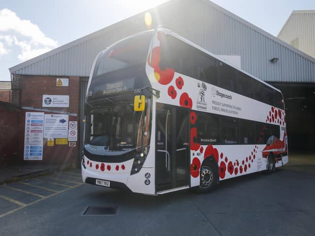 Stagecoach unveils its Armed Forces Covenant bus