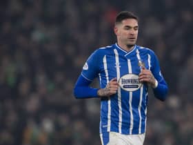 Kilmarnock striker Kyle Lafferty's first training session of his second Rangers spell is seared in the memory of Michael Beale. (Photo by Craig Foy / SNS Group)