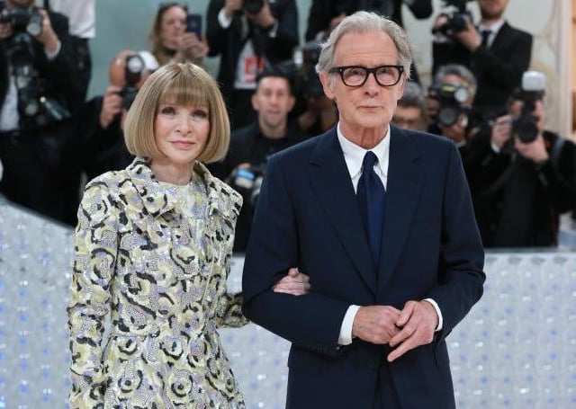 Anna Wintour and Bill Nighy attend The 2023 Met Gala.